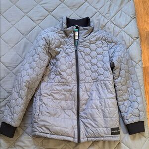 Calvin Klein Jeans Kids Puffer Jacket in Gray